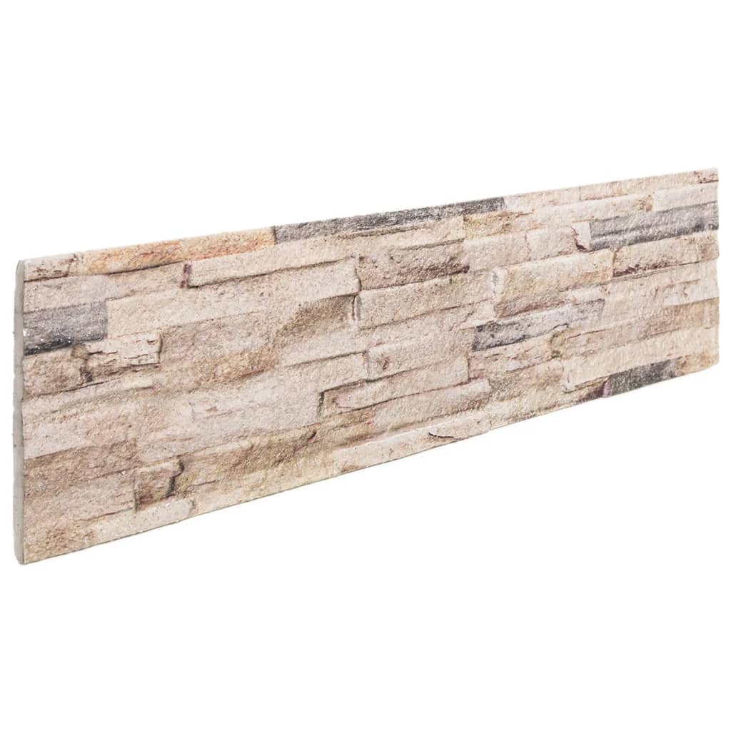 Vidaxx Wandpaneele 14 Stück 3D 100x25 cm EPS rot und weiß