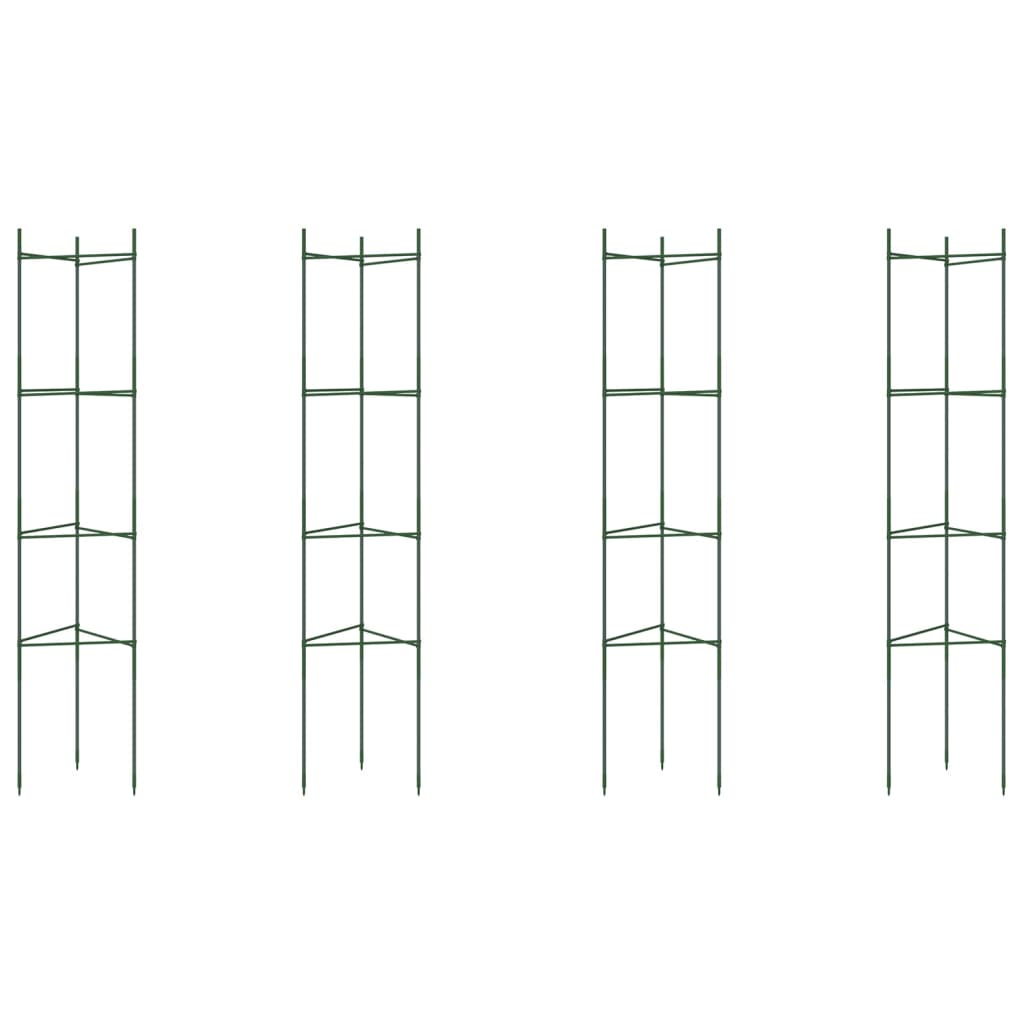 VidaXL Tomatenkäfige 4 Stück 154 cm Stahl und Polypropylen
