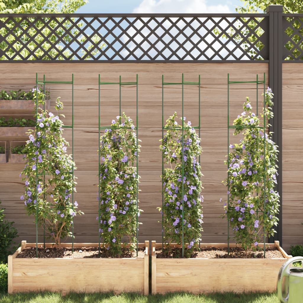 VidaXL Tomatenkäfige 4 Stück 154 cm Stahl und Polypropylen