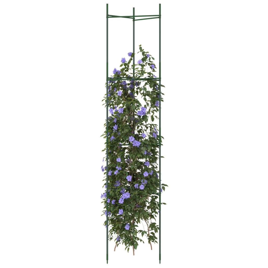 Vidaxl Tomatenkäfig 6 Stück 154 cm Stahl und Polypropylen