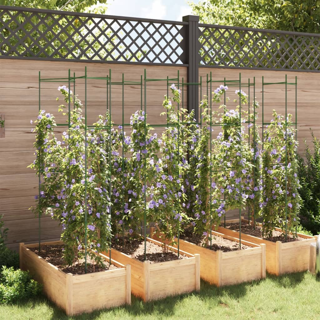 VidaXL Tomatenkäfig 8 Stück 154 cm Stahl und Polypropylen