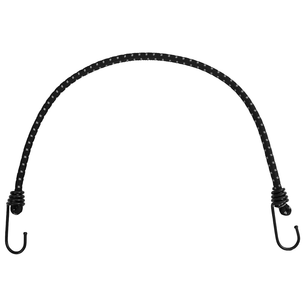 Vidaxl Spanngummis mit Reflexstreifen und Haken 25 Stück 59 cm