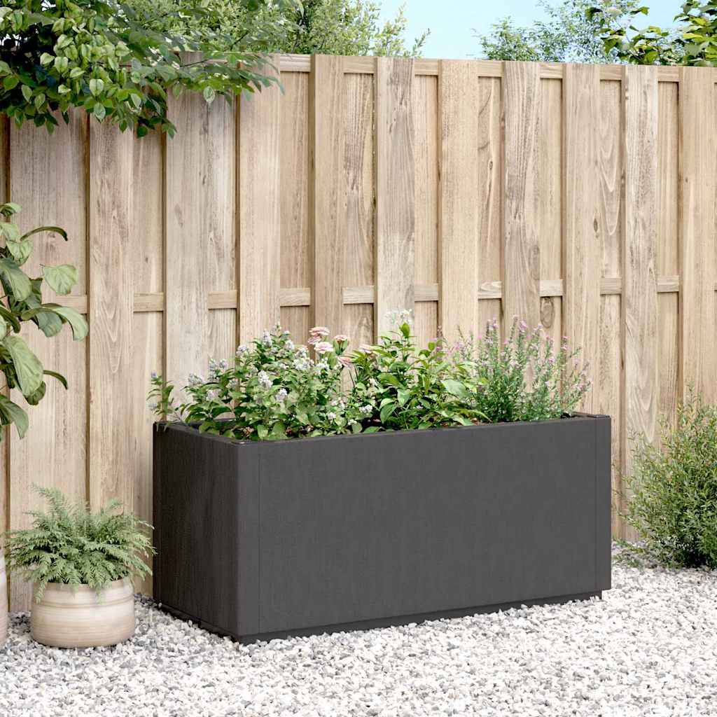 Vidaxx Pflanzgefäß 80x36x35 cm Polypropylen dunkelgrau