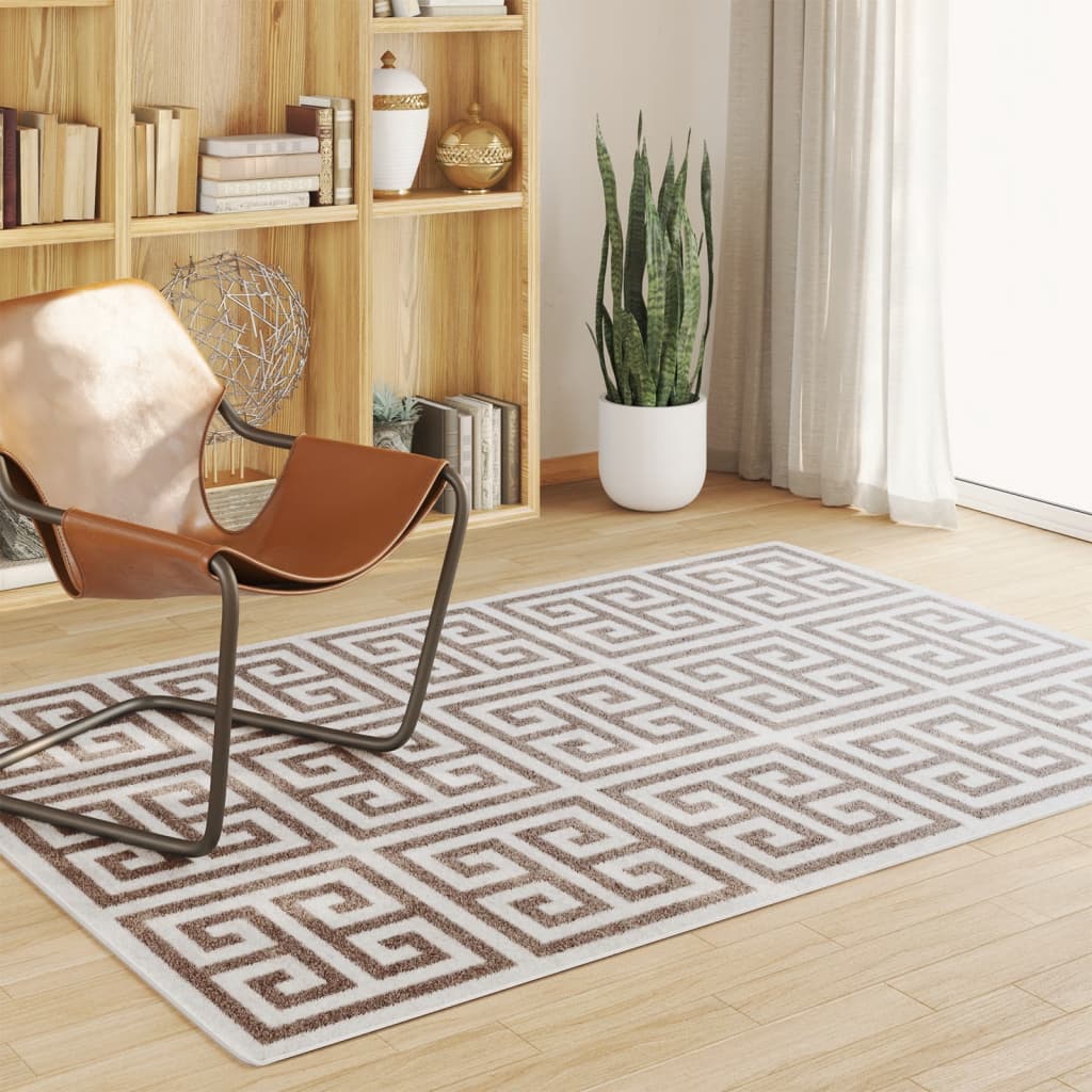 Vidaxx-Teppich für drinnen und draußen, niedriger Flor, 160 x 230 cm, mehrfarbig