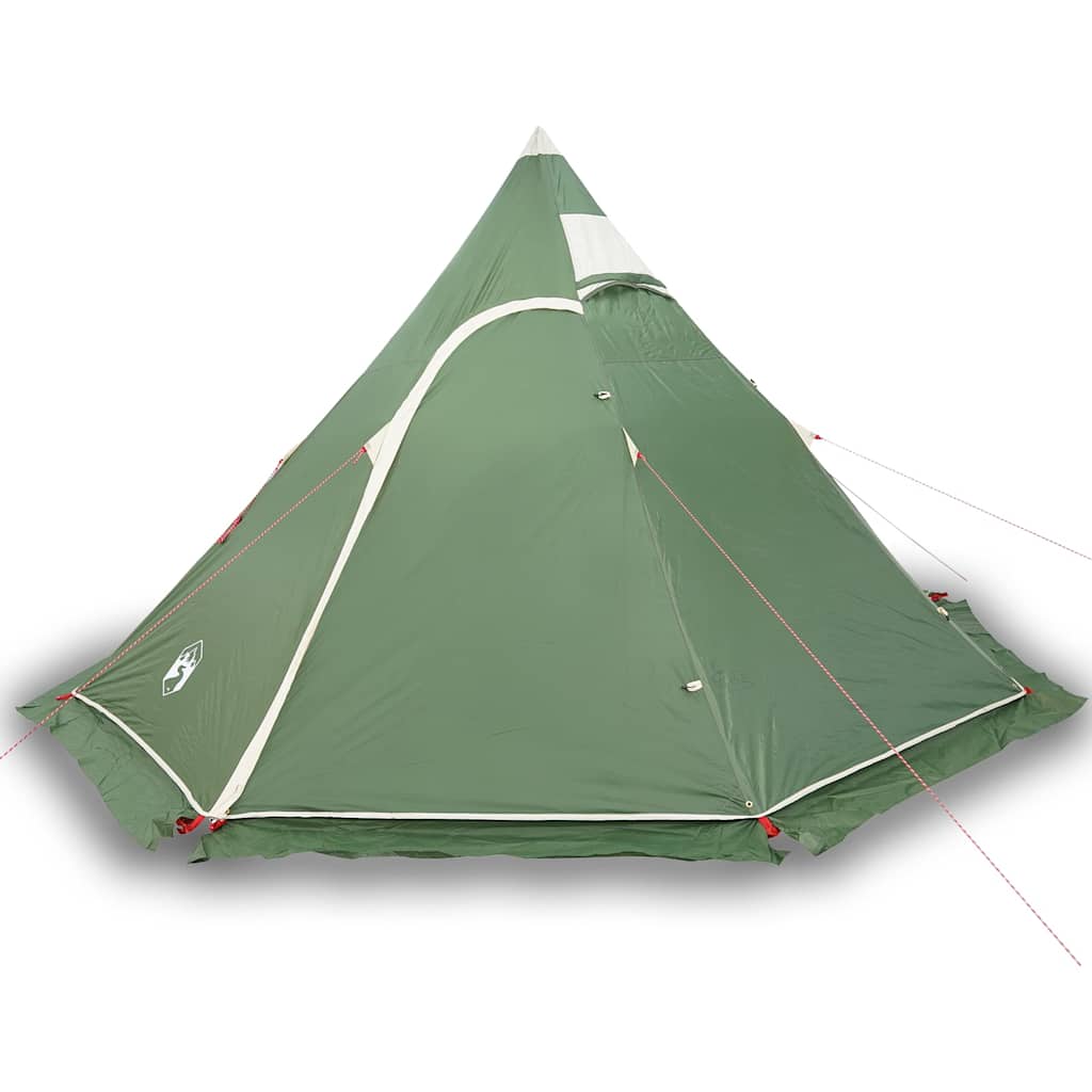 VidaXL Tipi-Zelt 5-Personen wasserdicht grün