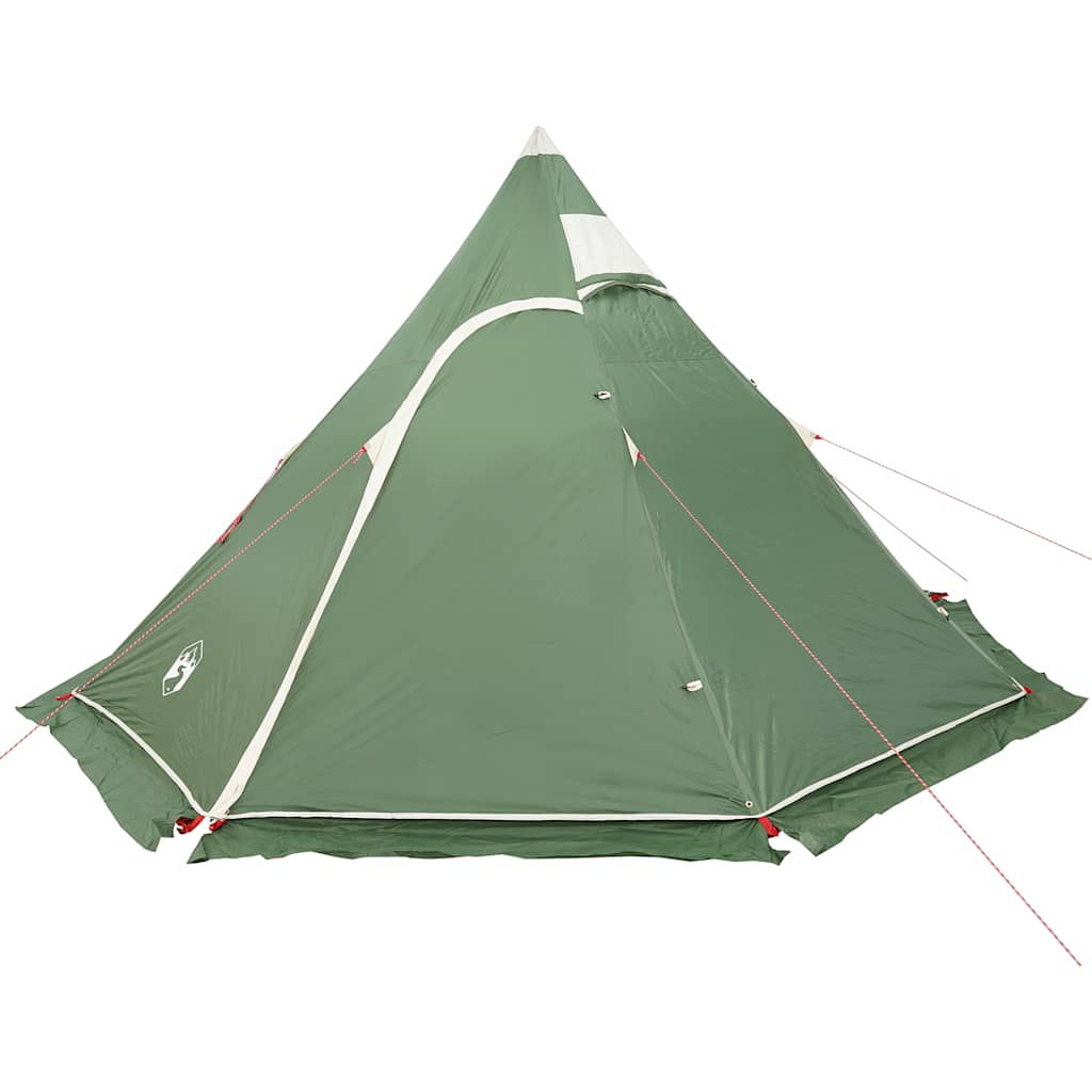 VidaXL Tipi-Zelt 5-Personen wasserdicht grün