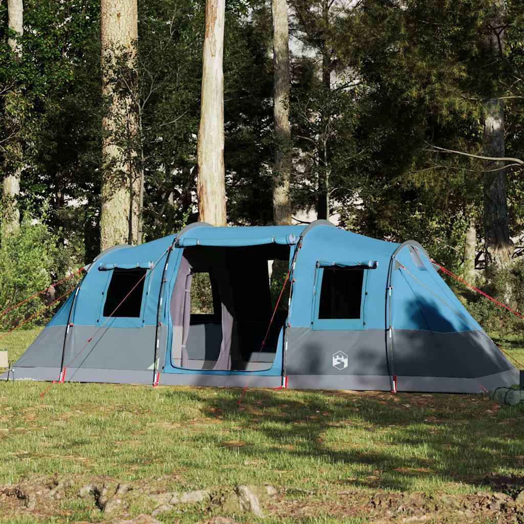 VidaXL Tunnelzelt 6-Personen wasserdicht blau
