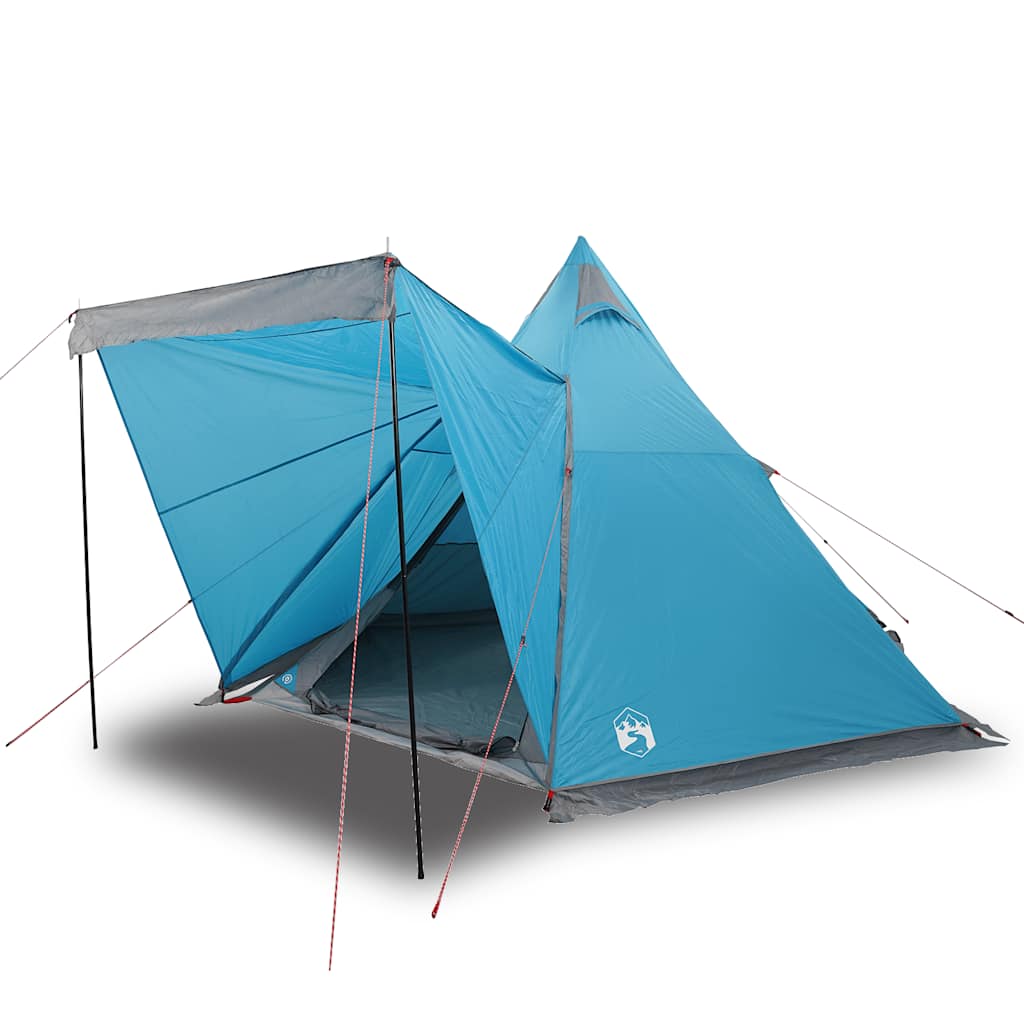 VidaXL Tipi-Zelt 6-Personen wasserdicht blau