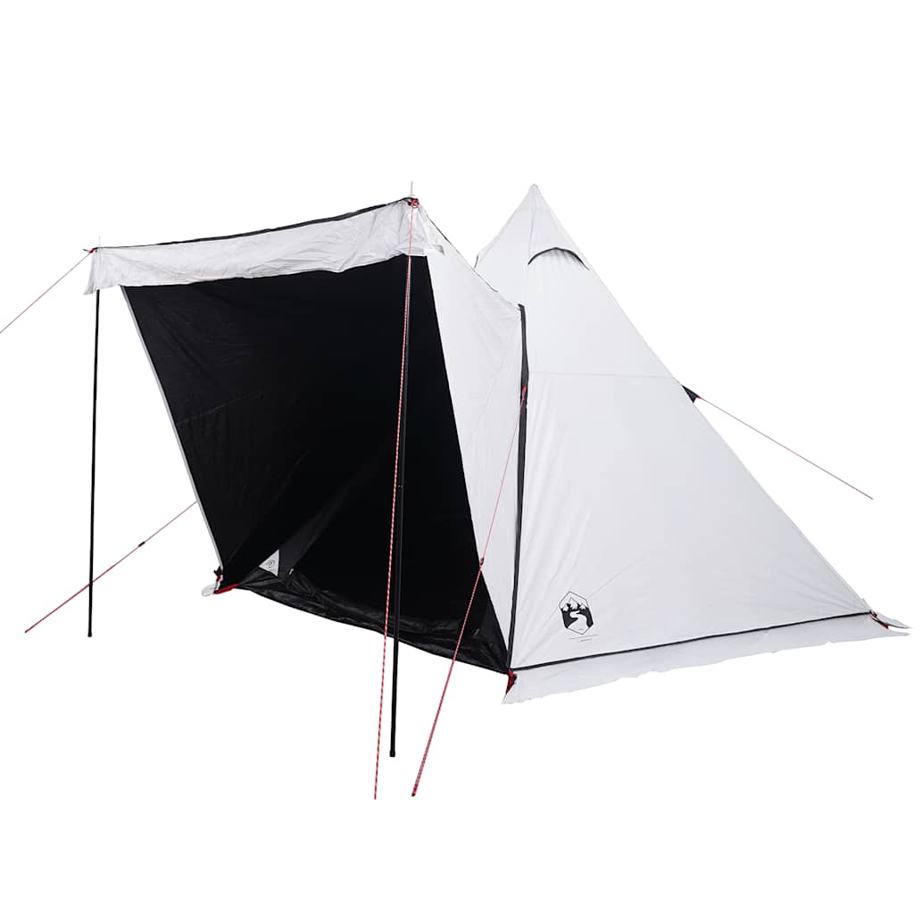 Vidaxl Tipi-Zelt 6-Personen wasserdichter Verdunkelungsstoff weiß