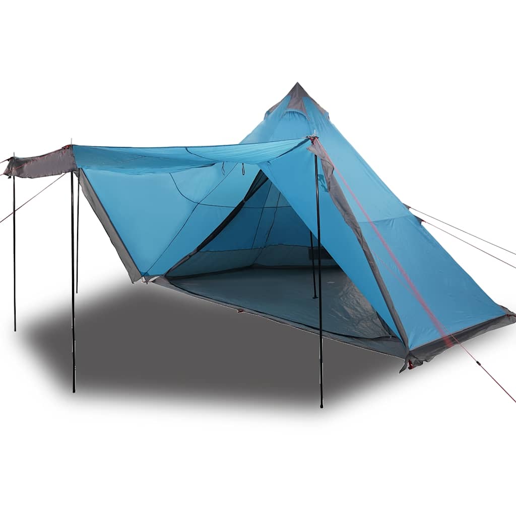 VidaXL Tipi-Zelt 6-Personen wasserdicht blau