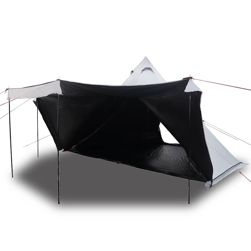 Vidaxl Tipi-Zelt 6-Personen wasserdichter Verdunkelungsstoff weiß