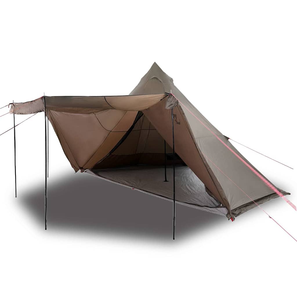 Vidaxl Tipi-Zelt 6-Personen wasserdicht braun