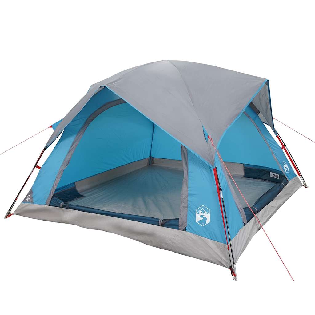 VidaXL Zelt 4-Personen wasserdicht blau