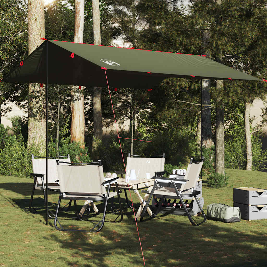 Vidaxx Camping-Markise wasserdicht 306x306 cm olivgrün
