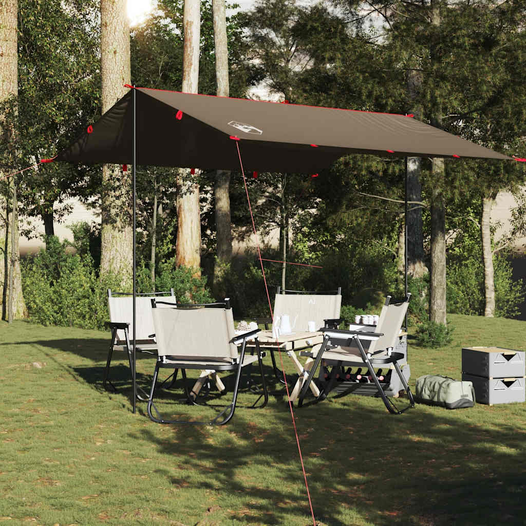Vidaxx Camping-Markise wasserdicht 306x306 cm braun