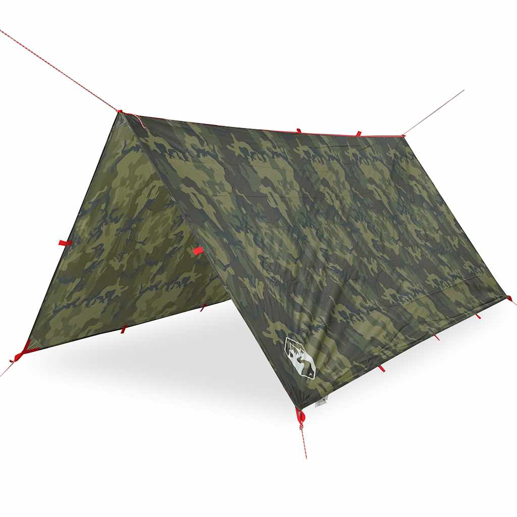 Vidaxx Camping-Markise wasserdicht 306x306 cm Tarnung