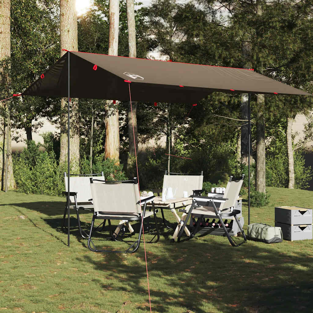 Vidaxx Camping-Markise wasserdicht 366x306 cm braun