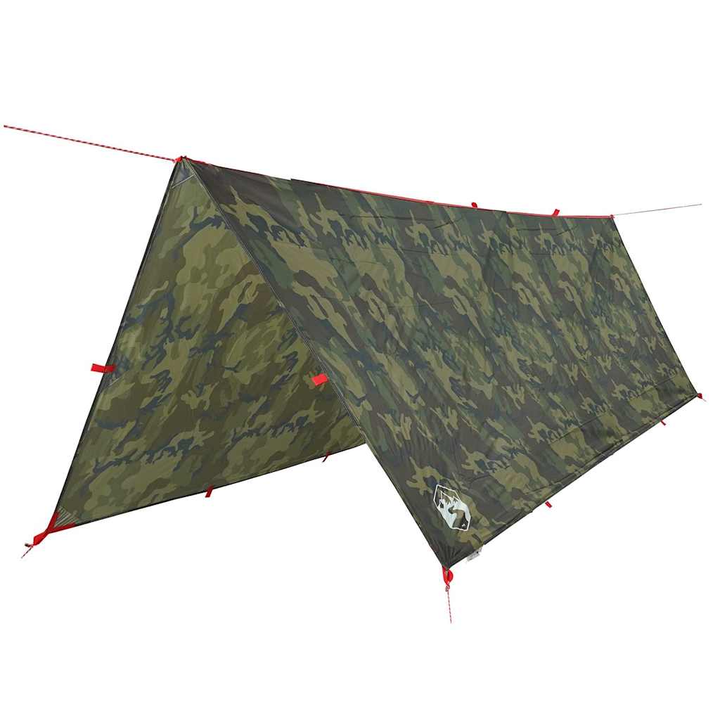 Vidaxx Camping-Markise wasserdicht 406x306 cm Tarnung