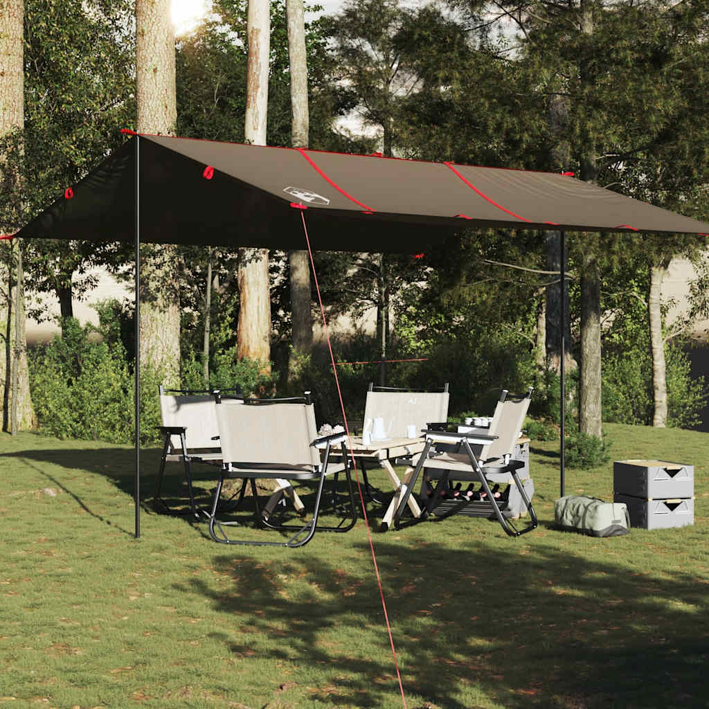 Vidaxx Camping-Markise wasserdicht 451x420 cm braun