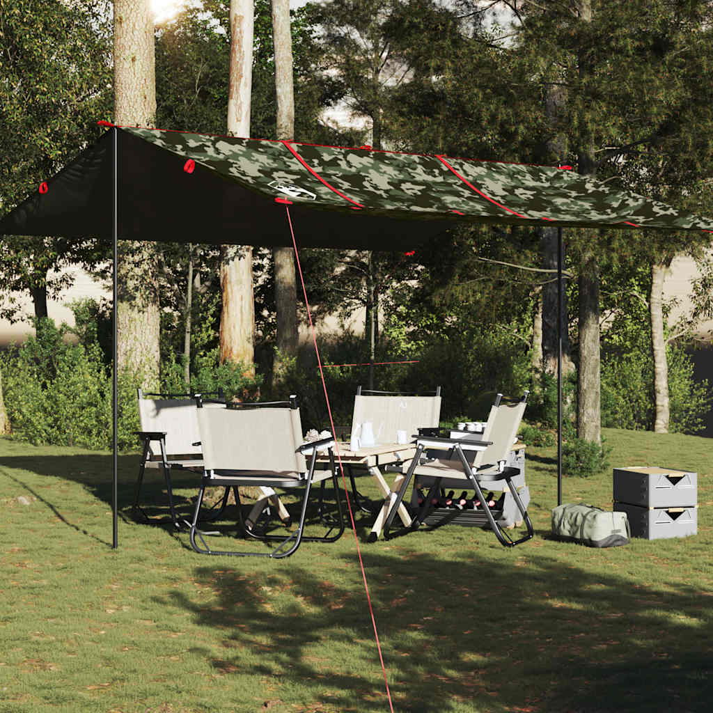 Vidaxx Camping-Markise wasserdicht 451x420 cm Tarnung