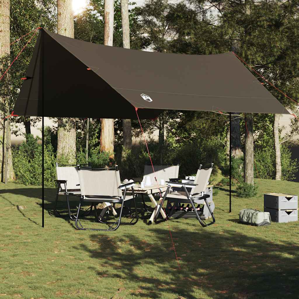 Vidaxx Camping-Markise wasserdicht 438x376x212 cm braun