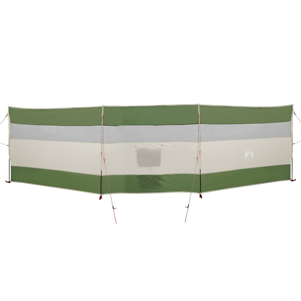 VidaXL Windschutzscheibe Camping wasserdicht 508x130 cm grün
