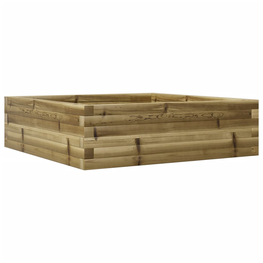 Vidaxx Pflanzgefäß 80x80x23 cm aus imprägniertem Kiefernholz