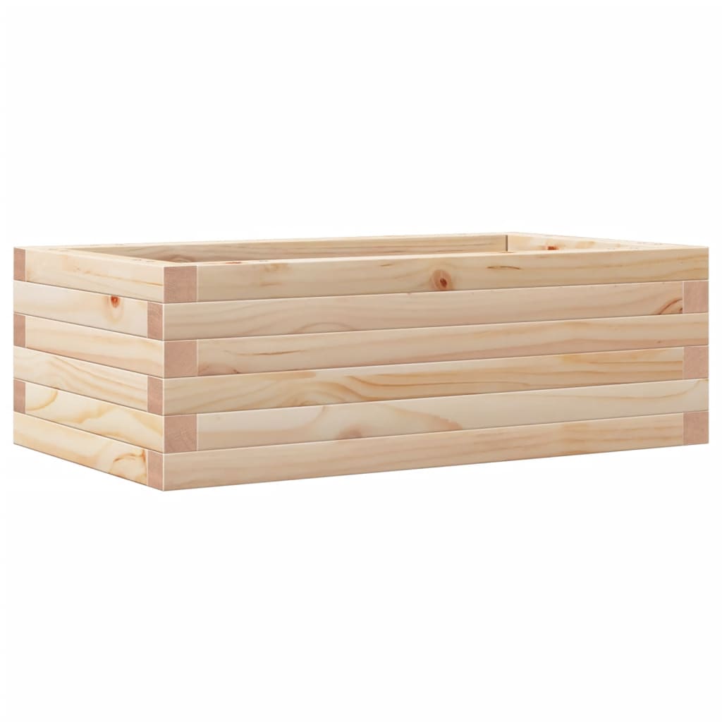 Vidaxx Pflanzgefäß 70x40x23 cm aus massivem Kiefernholz