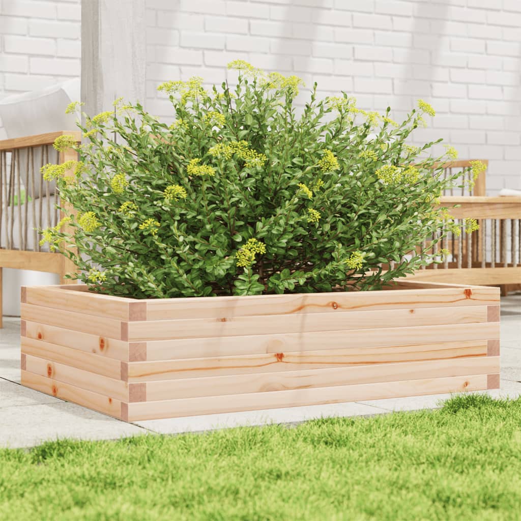 Vidaxx planter 90x60x23 cm solid pine wood