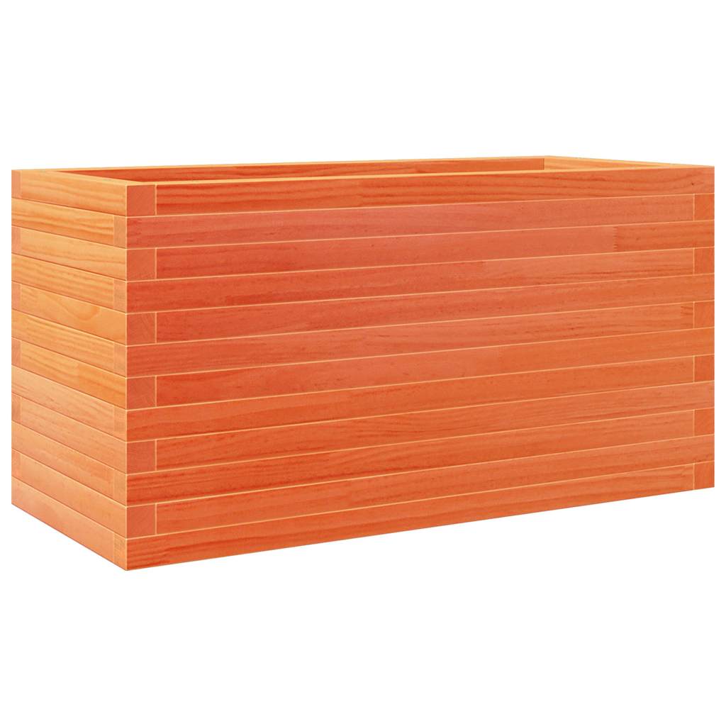 Vidaxx Pflanzgefäß 90x40x45,5 cm massives Kiefernholz, braun gewaschen