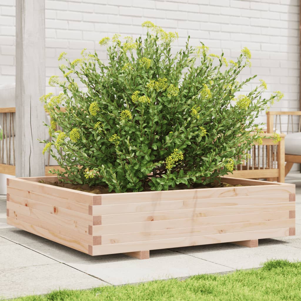 Vidaxx Pflanzgefäß 100x100x26,5 cm massives Kiefernholz