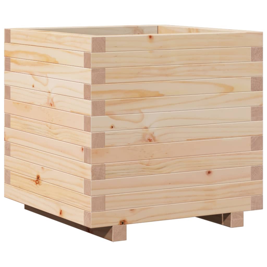 Vidaxx Pflanzgefäß 50x50x49,5 cm massives Kiefernholz