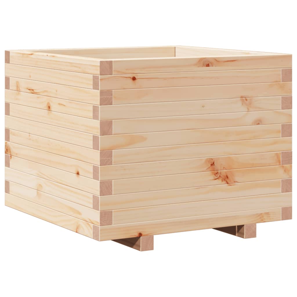 Vidaxx Pflanzgefäß 60x60x49,5 cm massives Kiefernholz