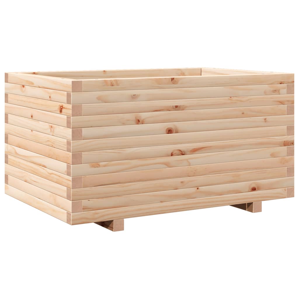 VidaXL Pflanzgefäß 90x60x49,5 cm massives Kiefernholz