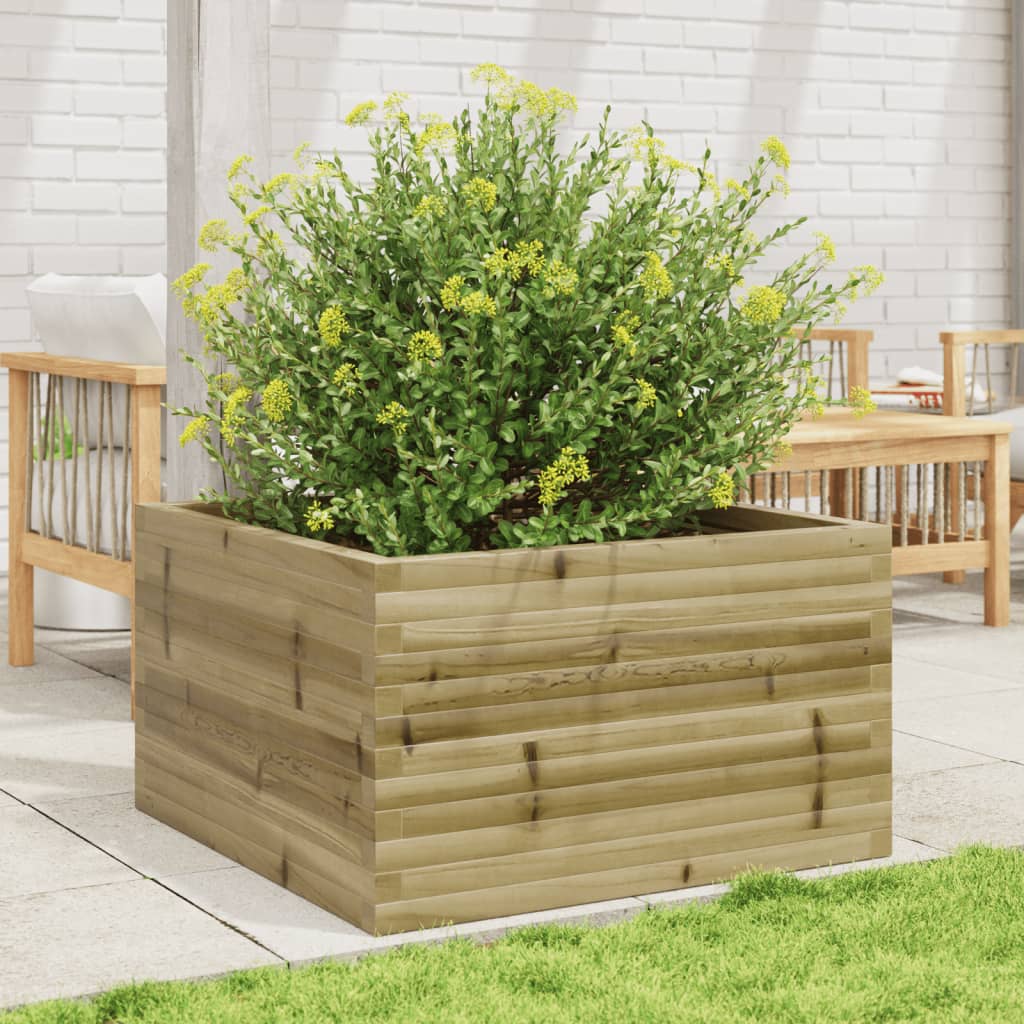 VidaXL Pflanzgefäß 80x80x46 cm imprägniertes Kiefernholz