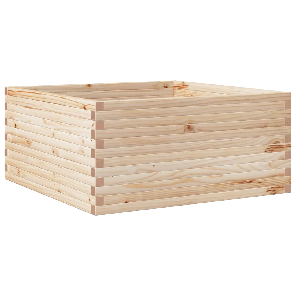 VidaXL Pflanzgefäß 100x100x46 cm massives Kiefernholz