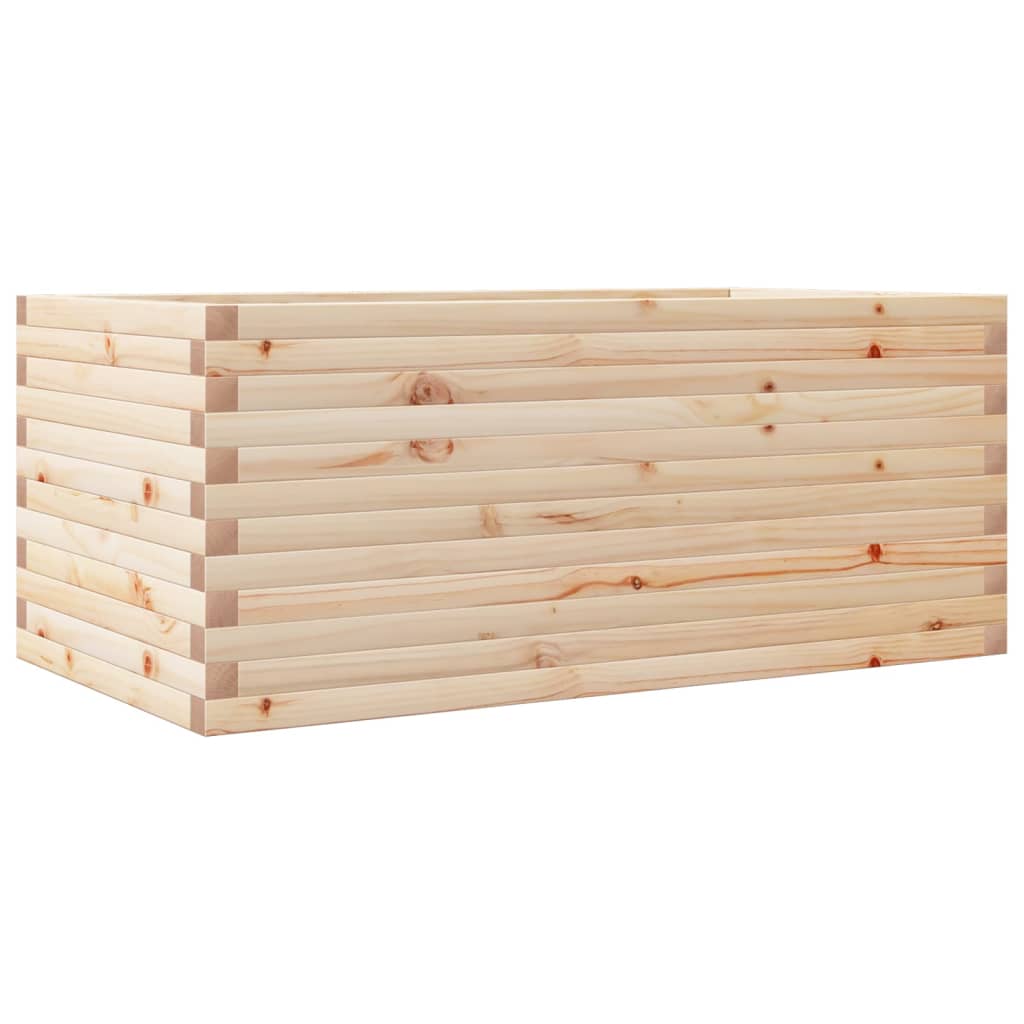 VidaXL Pflanzgefäß 110x60x46 cm aus massivem Kiefernholz