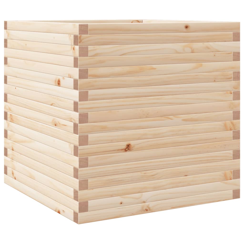 VidaXL Pflanzgefäß 70x70x68,5 cm aus massivem Kiefernholz