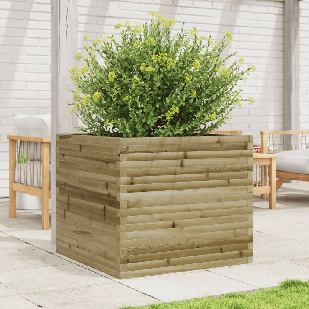 VidaXL Pflanzgefäß 80x80x68,5 cm imprägniertes Kiefernholz