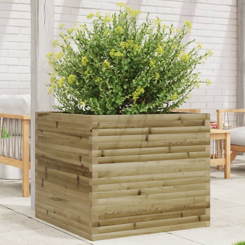 VidaXL Pflanzgefäß 80x80x68,5 cm imprägniertes Kiefernholz