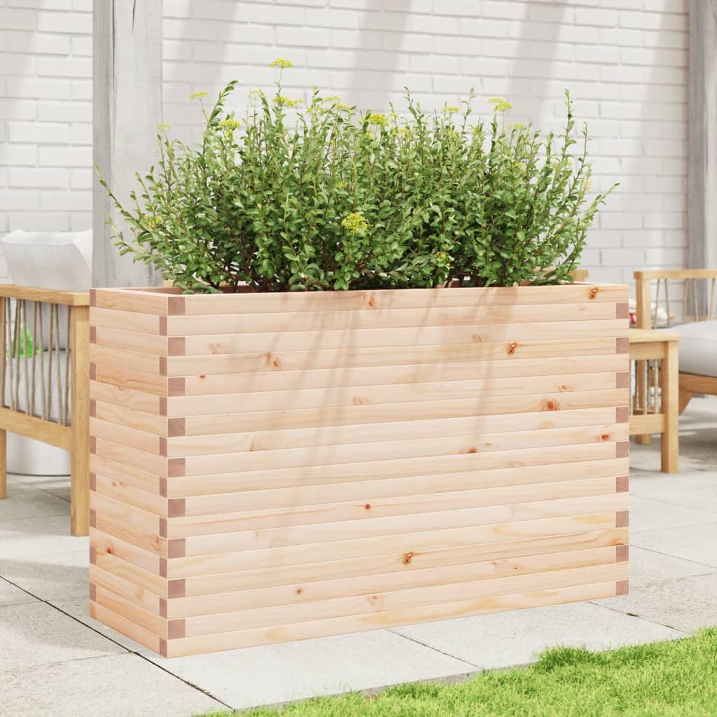 VidaXL Pflanzgefäß 110x40x68,5 cm massives Kiefernholz