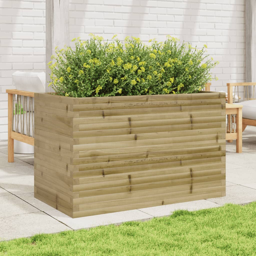 VidaXL Pflanzgefäß 110x60x68,5 cm imprägniertes Kiefernholz