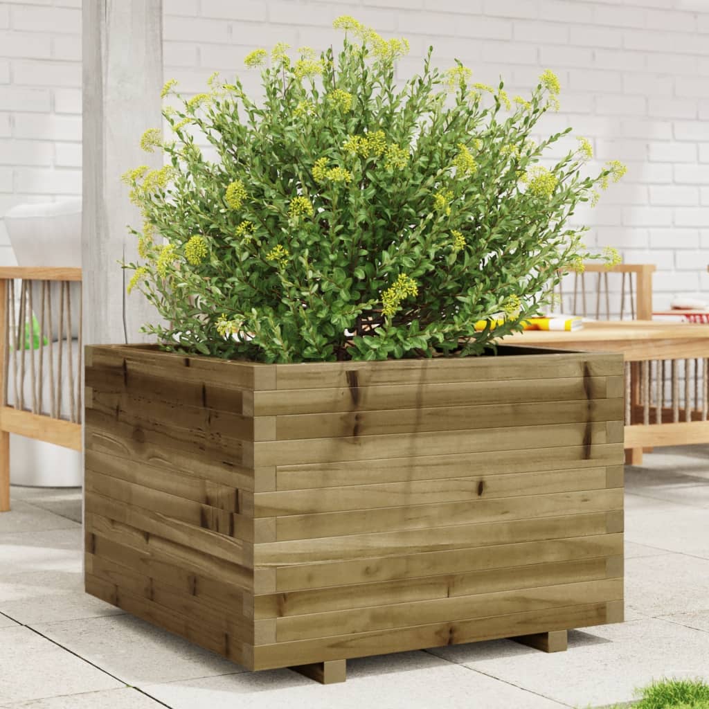 VidaXL Pflanzgefäß 70x70x49,5 cm imprägniertes Kiefernholz