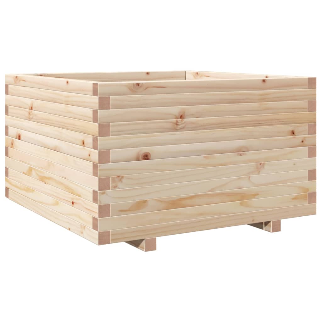 VidaXL Pflanzgefäß 80x80x49,5 cm massives Kiefernholz