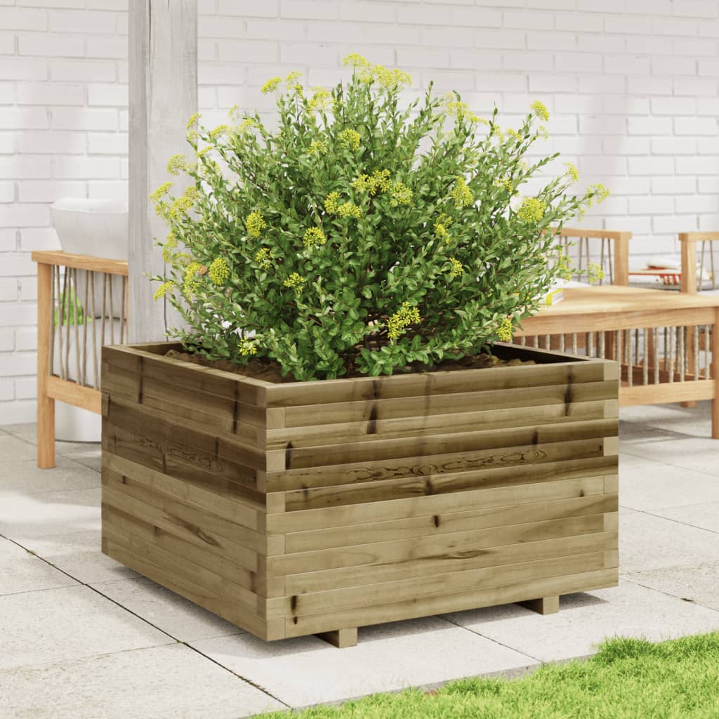 VidaXL Pflanzgefäß 80x80x49,5 cm imprägniertes Kiefernholz