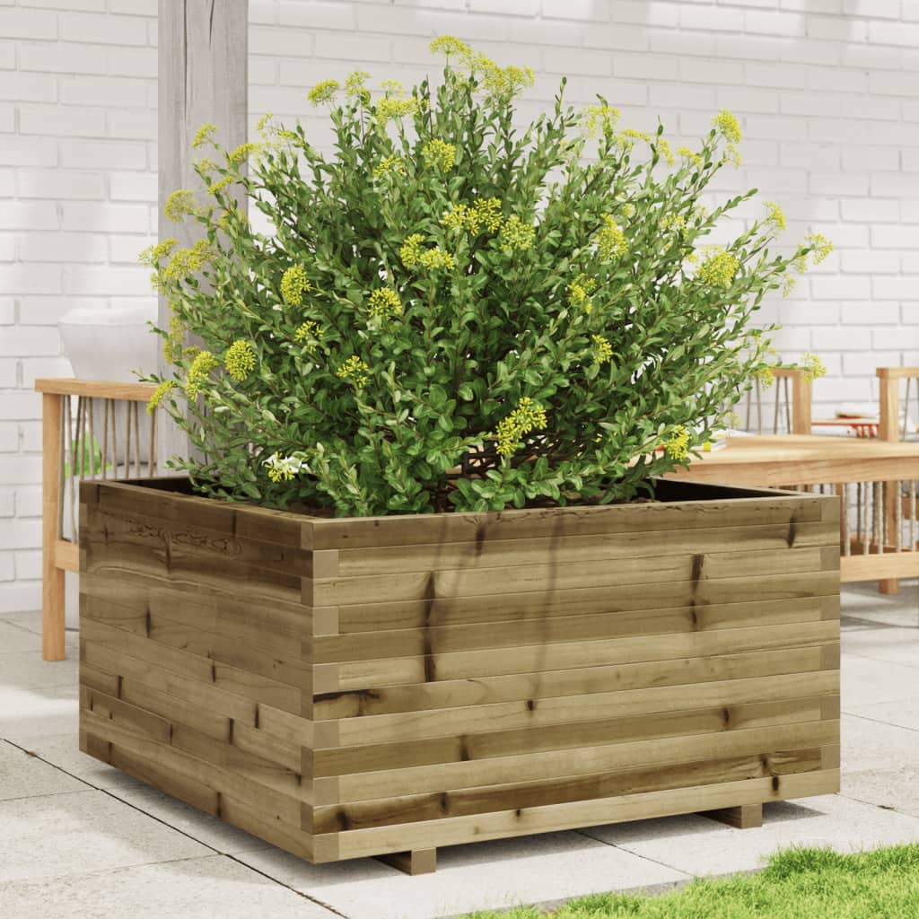 VidaXL Pflanzgefäß 90x90x49,5 cm imprägniertes Kiefernholz