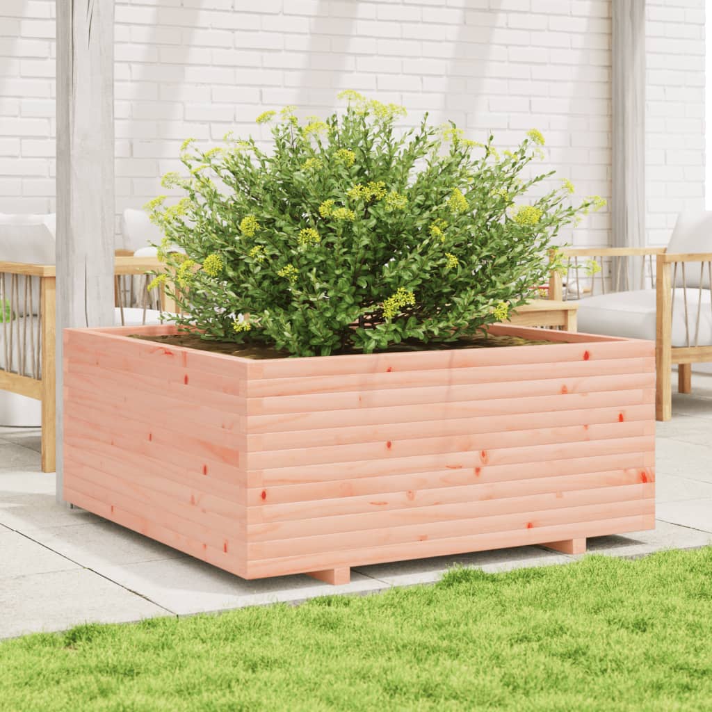 VidaXL Pflanzgefäß 110 x 110 x 49,5 cm, massives Douglas-Holz