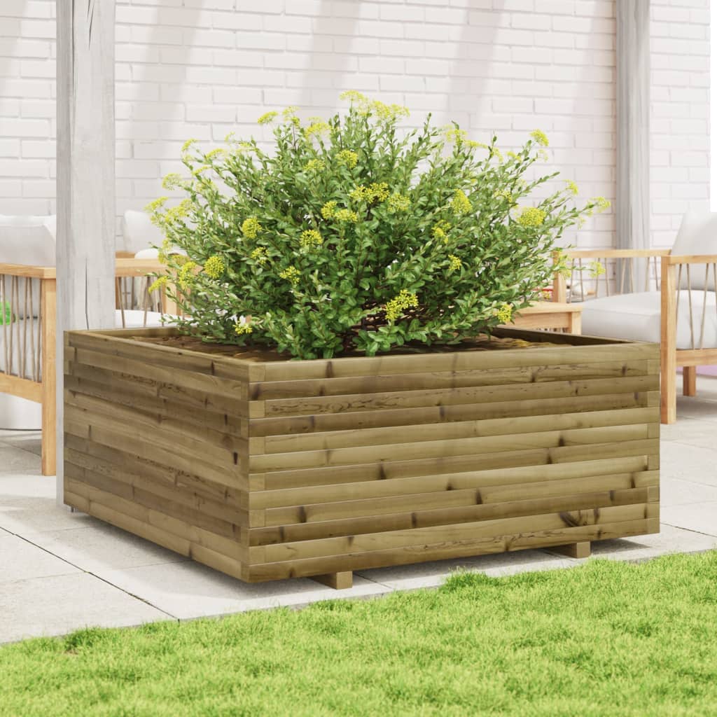 VidaXL Pflanzgefäß 110x110x49,5 cm imprägniertes Kiefernholz