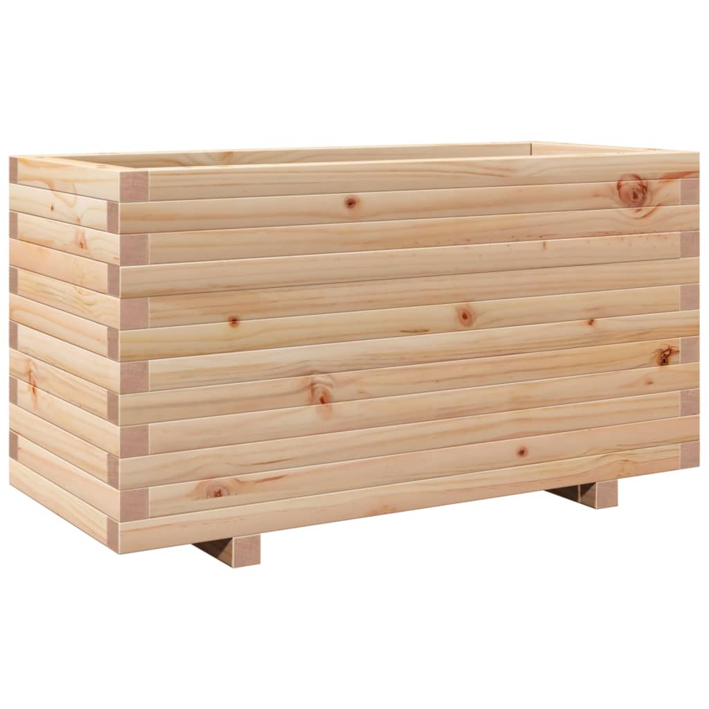 VidaXL Pflanzgefäß 90x40x49,5 cm massives Kiefernholz