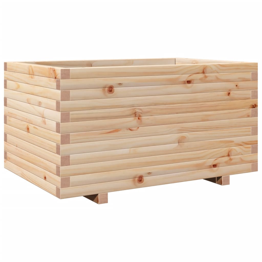 VidaXL Pflanzgefäß 90x60x49,5 cm massives Kiefernholz